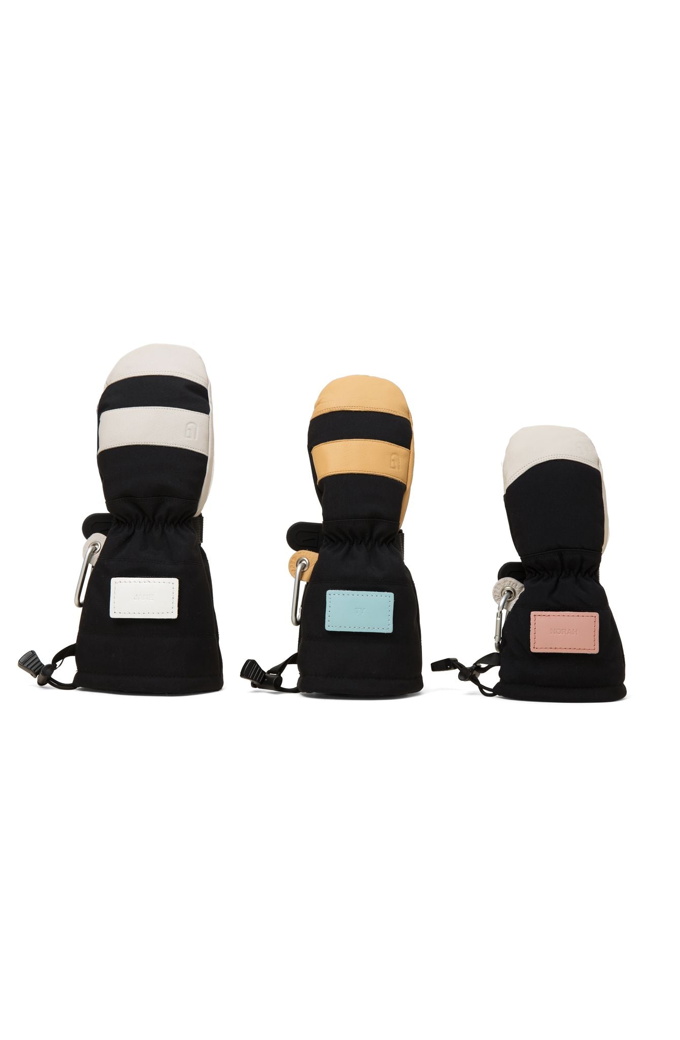 Chopper Mill® Kids Mountain Mittens with Personalized Velcro Name Patch