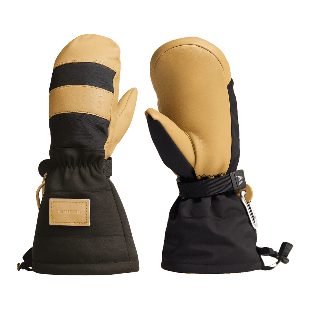 Chopper Mill® Kids Mountain Mittens with Personalized Velcro Name Patch - Chopper Mill