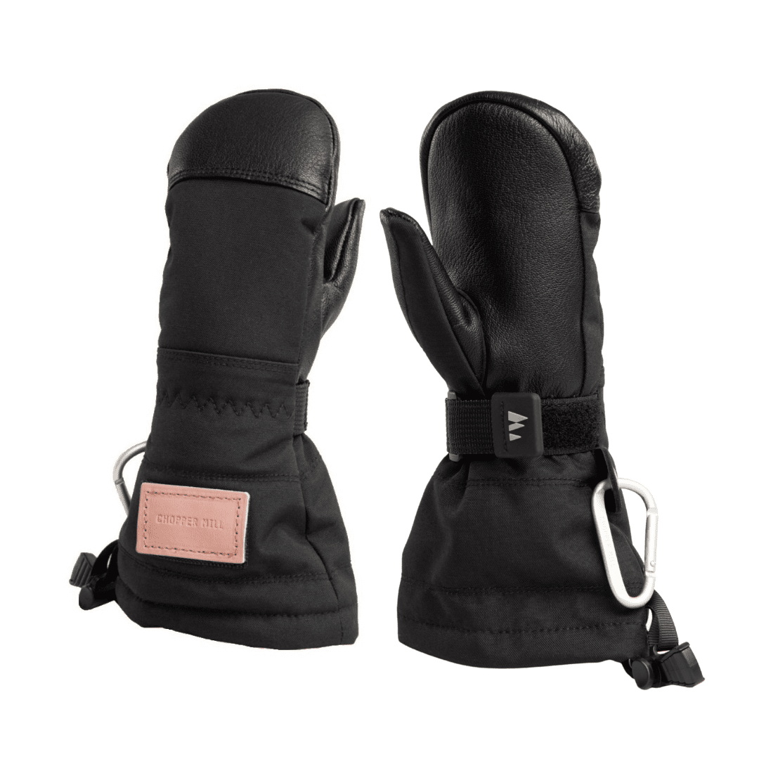 Chopper Mill® Kids Mountain Mittens with Personalized Velcro Name Patch - Chopper Mill