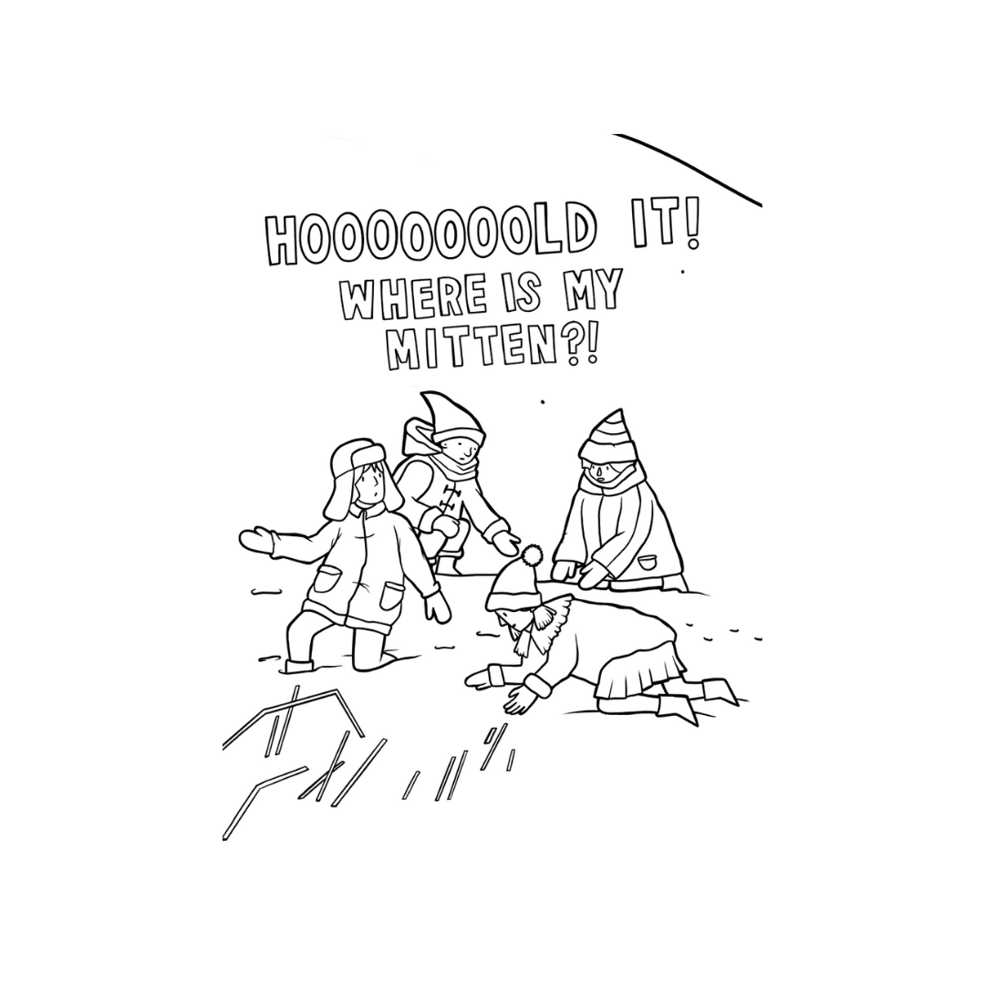 The Mitten Thief Coloring Book - Chopper Mill