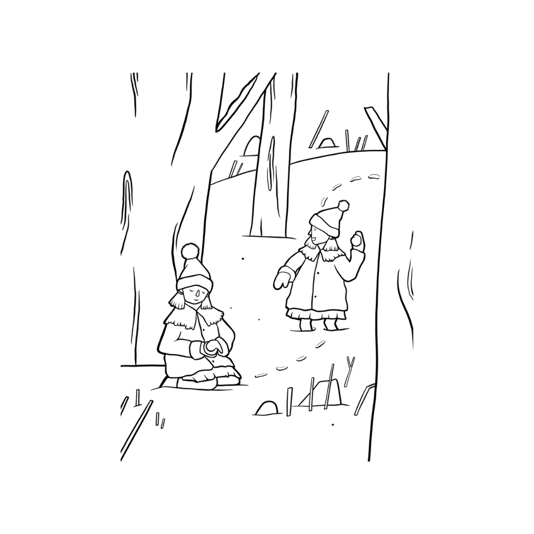 The Mitten Thief Coloring Book - Chopper Mill